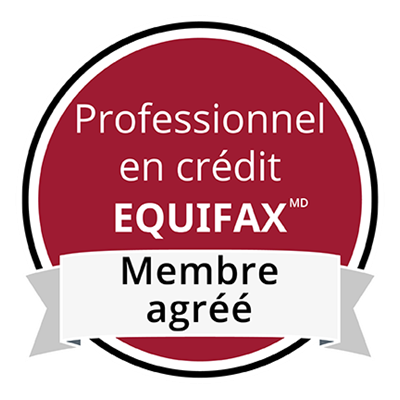 Badge de Membre agréé Equifax, Professionnel en crédit